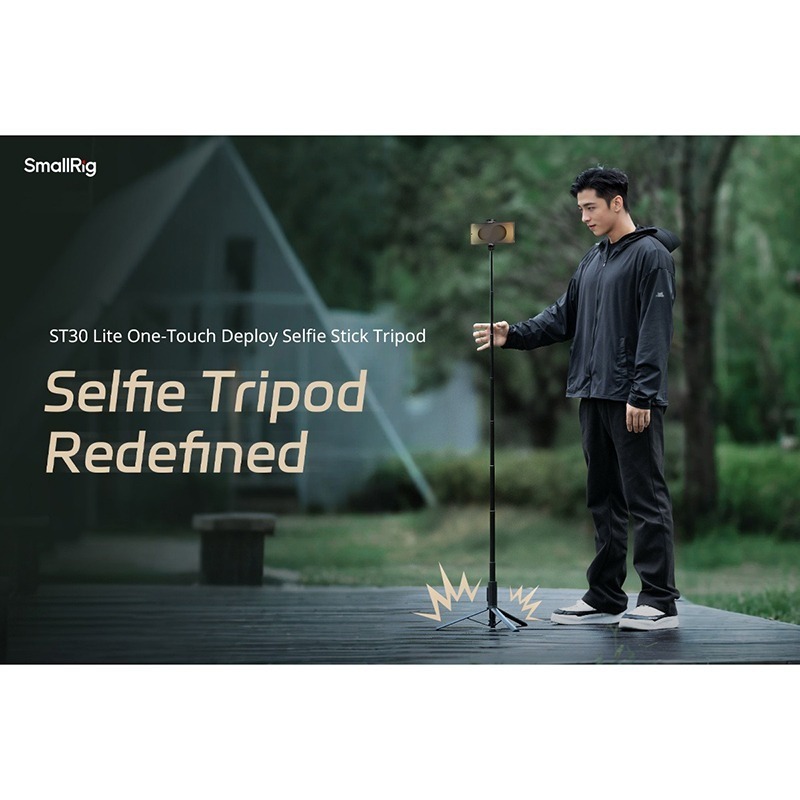 三重☆大人氣☆ SmallRig 5291 ST30 Lite 一鍵快開 自拍棒 三腳架-細節圖5