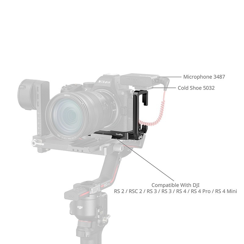 三重☆大人氣☆ SmallRig 5256 L型支架 for Nikon Z5II Z6 II Z7-細節圖7