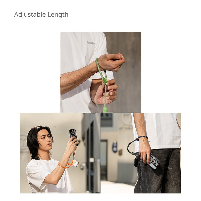 三重☆大人氣☆ SmallRig FilMov 手機 手腕帶 4990 黑 5302 橘 5303 綠 手繩-細節圖3