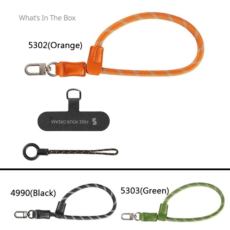 三重☆大人氣☆ SmallRig FilMov 手機 手腕帶 4990 黑 5302 橘 5303 綠 手繩-細節圖8