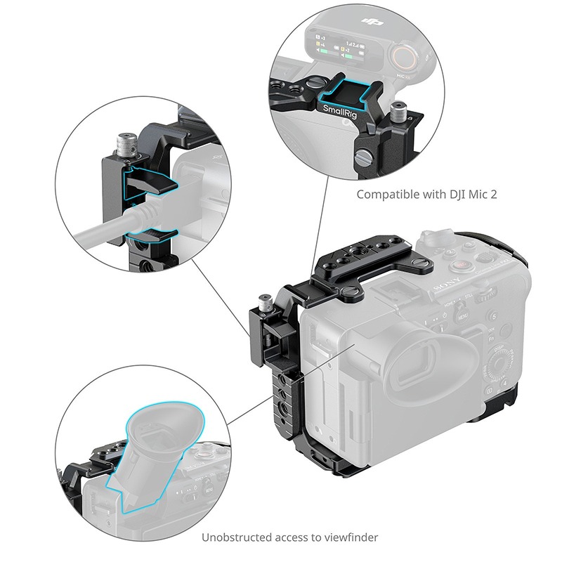 三重☆大人氣☆ SmallRig 5590 高級 提籠 套件（附電池板）for Sony FX2-細節圖5