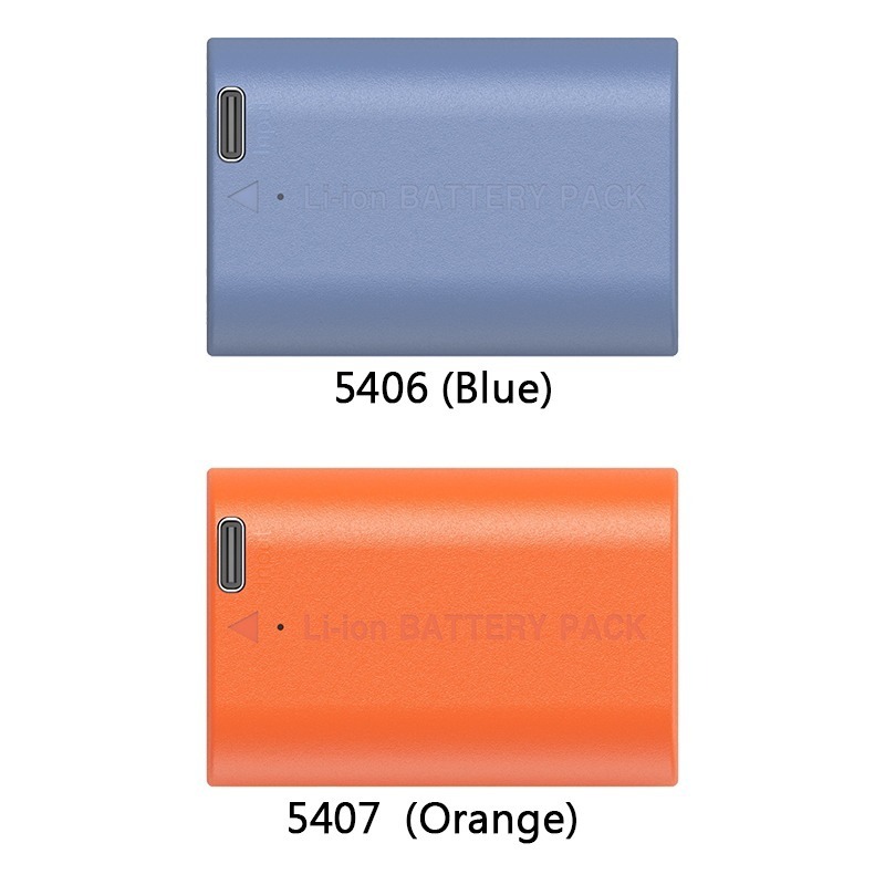 三重☆大人氣☆ SmallRig 5406 藍色 5407 橘色 USB-C LP-E6P 充電相機電池-細節圖3
