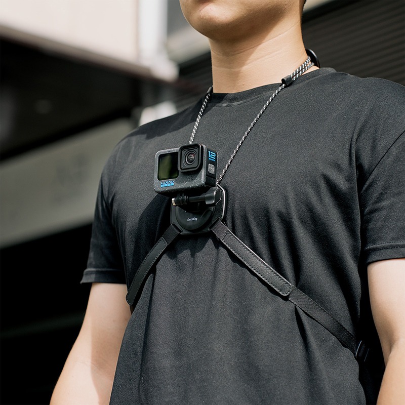 三重☆大人氣☆ SmallRig 5360 運動相機 磁吸 頸掛 脖掛 GoPro Action-細節圖4