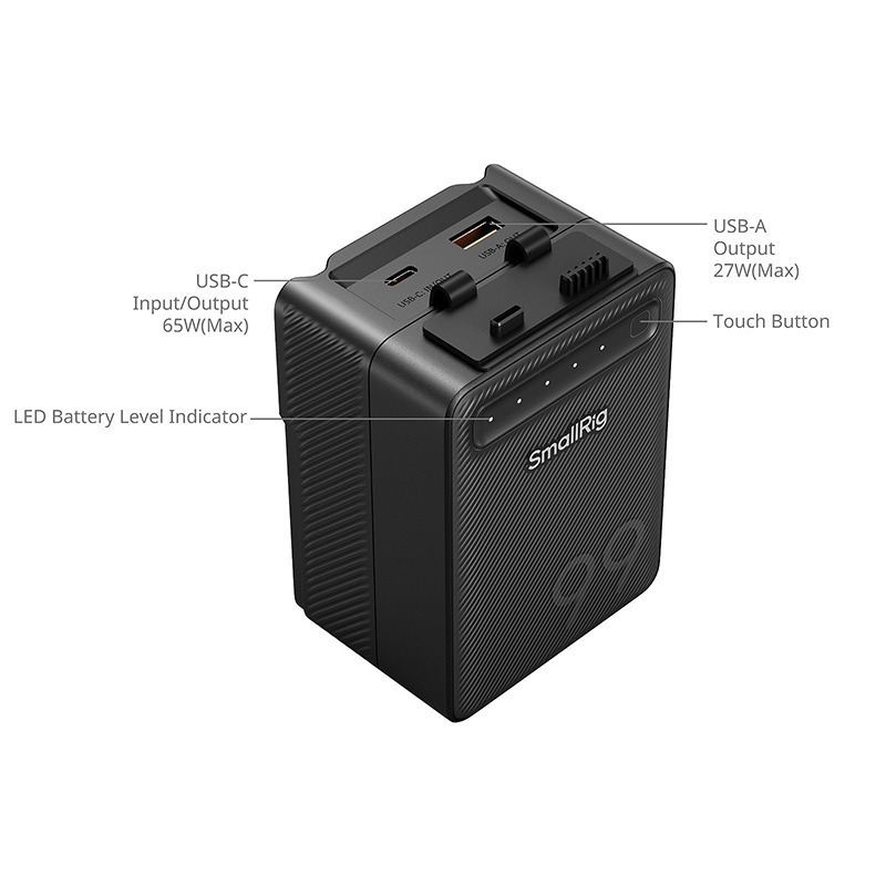 三重☆大人氣☆ SmallRig 5245 VB99 Lite mini V-LOCK 電池-細節圖2