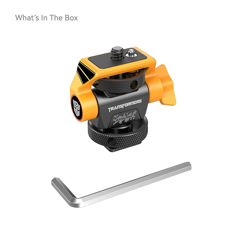 三重☆大人氣☆ SmallRig x 變形金剛 5519 冷靴 螢幕 雲台 大黃蜂版-細節圖2