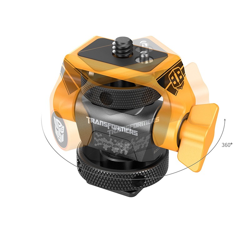 三重☆大人氣☆ SmallRig x 變形金剛 5519 冷靴 螢幕 雲台 大黃蜂版-細節圖4