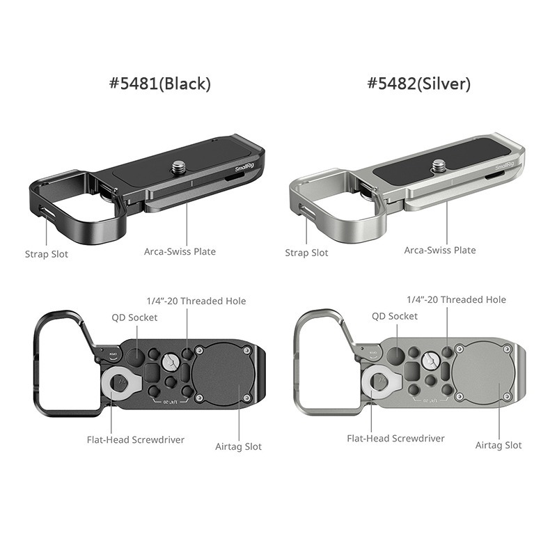 ☆大人氣☆ SmallRig 5481 黑 / 5482 銀 底板 附 Airtag槽 for A7CII A7CR-細節圖4