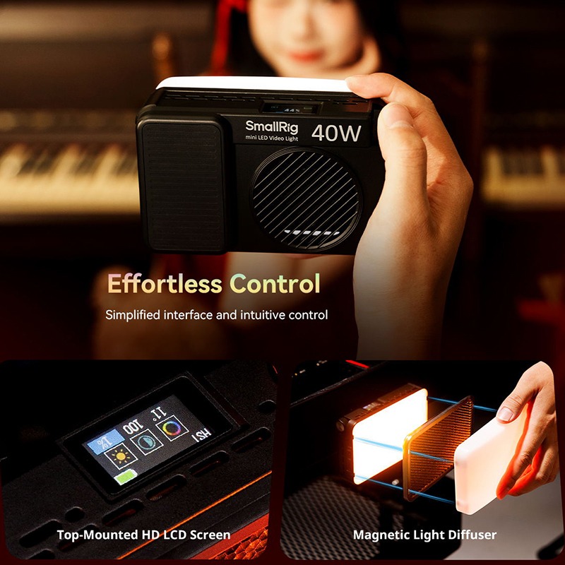三重☆大人氣☆ SmallRig 5359 RM40C 40W 迷你 LED 補光燈-細節圖7