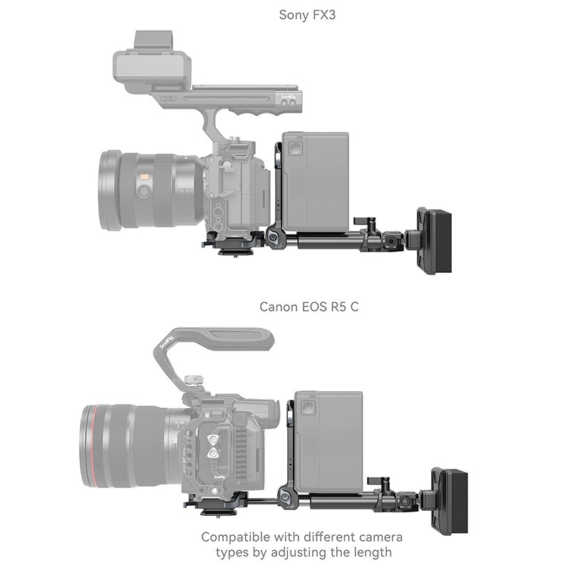 三重☆大人氣☆  SmallRig 4063 B V掛電池 背板 胸托 系統 含15mm軌道-細節圖6