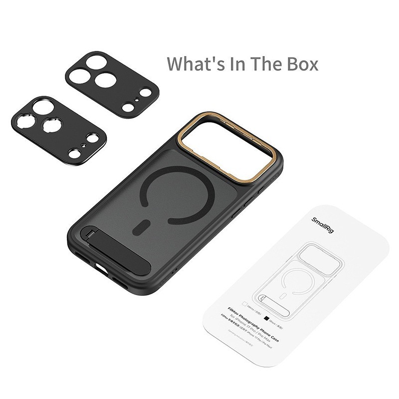 ☆大人氣☆ SmallRig 5549 FilMov 輕量 攝影 手機殼 for iPhone 17 Pro (黑)-細節圖6