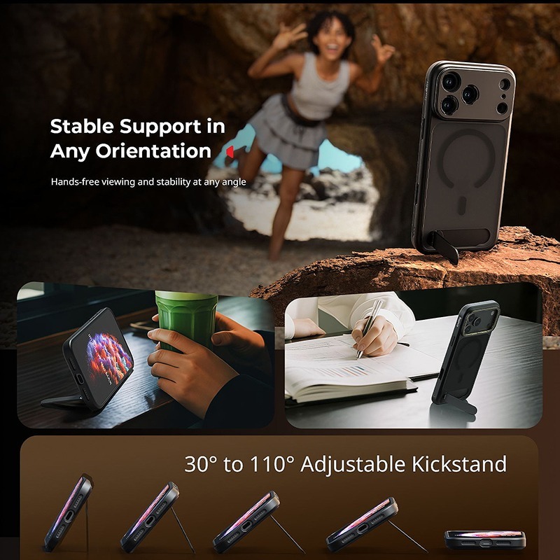 ☆大人氣☆ SmallRig 5549 FilMov 輕量 攝影 手機殼 for iPhone 17 Pro (黑)-細節圖7