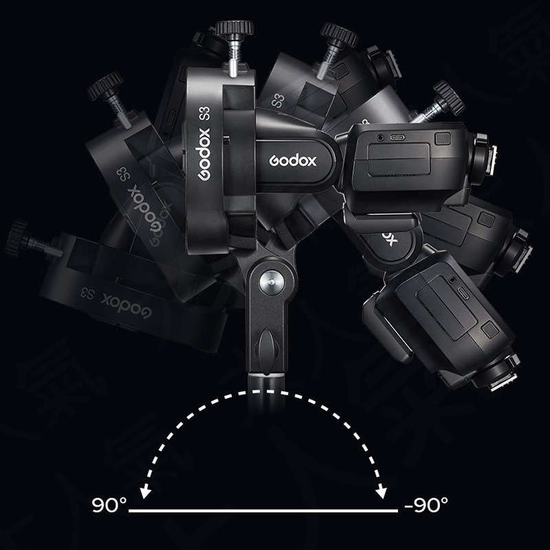 三重☆大人氣☆開年公司貨 Godox S3支架 閃光燈 快速 轉接支架 for Bowens卡口 S3-細節圖9