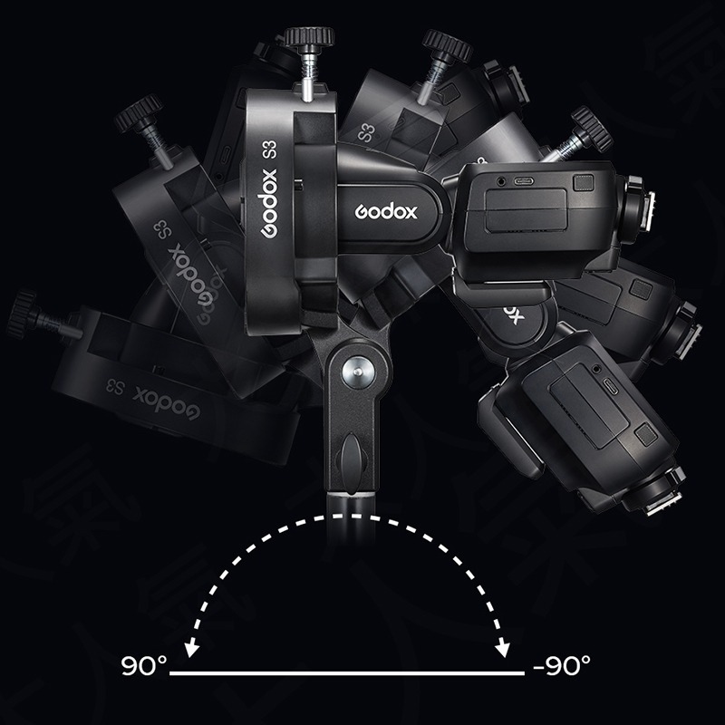 三重☆大人氣☆開年公司貨 Godox S3支架 閃光燈 快速 轉接支架 for Bowens卡口 S3-細節圖9