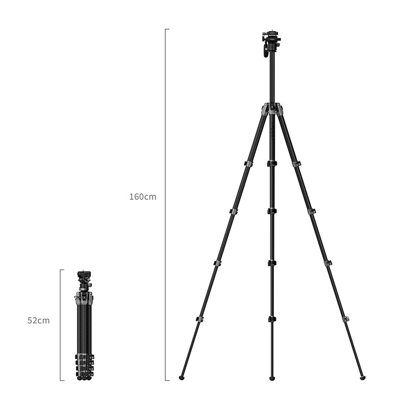 三重☆大人氣☆ SmallRig 5477 SmallRig 碳纖維 錄影 三腳架 AP255Pro-細節圖2