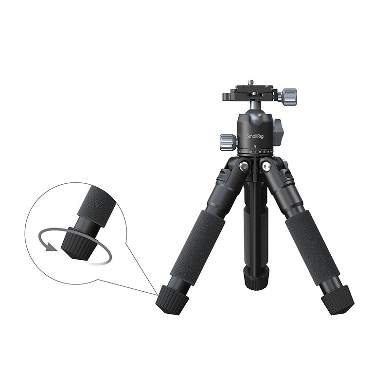 三重☆大人氣☆ SmallRig 5470 VT-20Pro 便攜式 桌面 三腳架-細節圖2