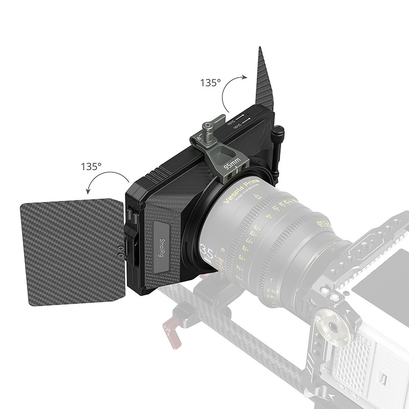 三重☆大人氣 SmallRig 3680 B Mini Matte Box Pro 迷你 輕量 碳纖維 遮光罩 遮光斗-細節圖5