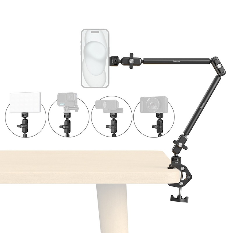三重☆大人氣☆ SmallRig 5626 桌上型 魔術臂 帶 蟹形夾具 套件(MagSafe相容版)-細節圖6