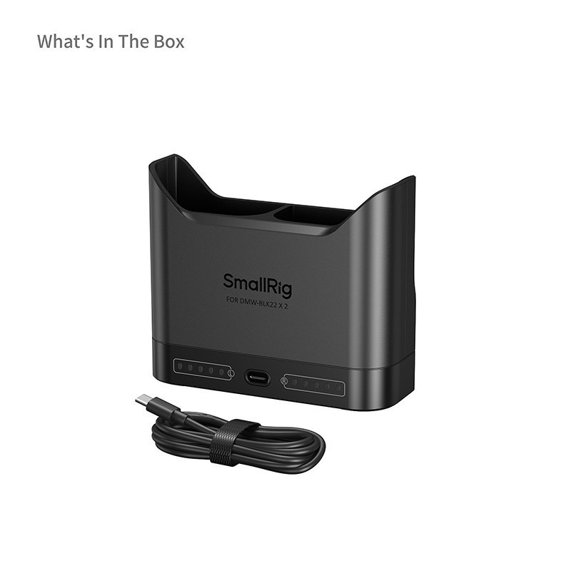 三重☆大人氣☆ SmallRig 5492 BLK22 PD 雙槽充 (不含電池) DMW-BLK22-細節圖8