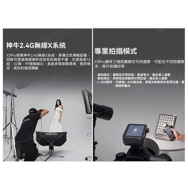 三重☆大人氣☆開年公司貨 Godox 神牛 X3Pro 觸控式 閃光燈 觸發器 X3 Pro-細節圖6