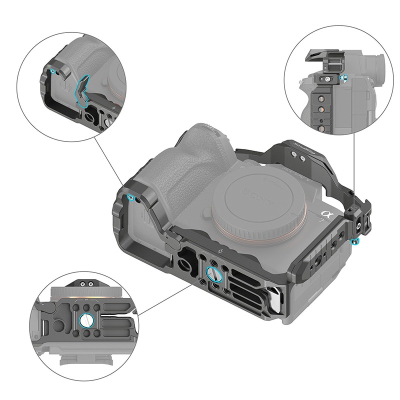 ☆大人氣☆ SmallRig 4539 HawkLock 快拆高級 提籠 套裝 for A7RV A7IV A7S3-細節圖5