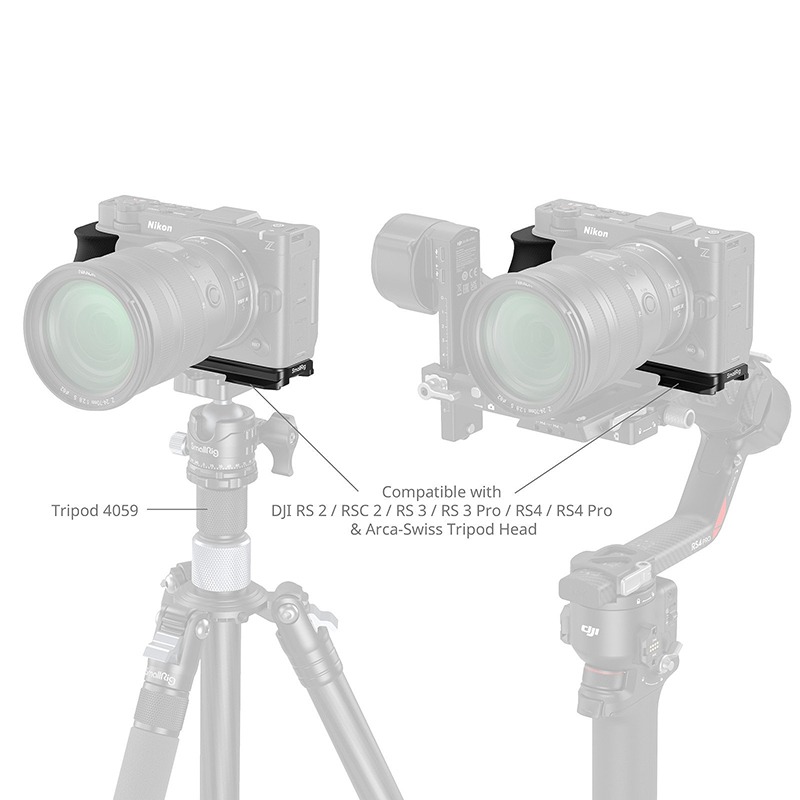 三重☆大人氣☆ SmallRig 5466 矽膠手把 L型支架 for Nikon ZR-細節圖4