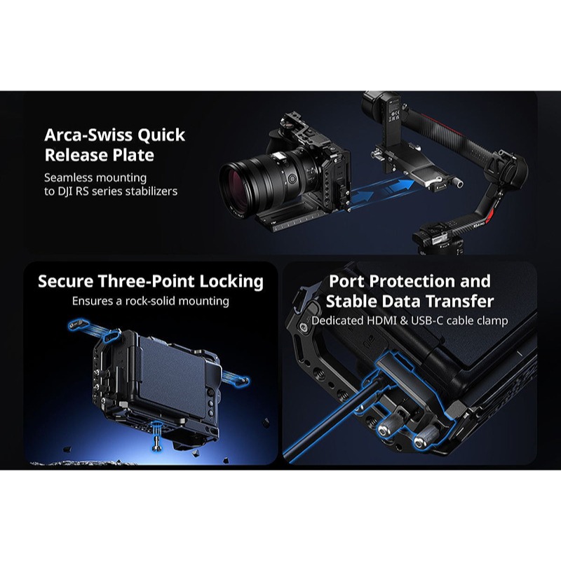 三重☆大人氣☆ SmallRig 5468 高級版 相機 提籠 套裝 for Nikon ZR-細節圖9