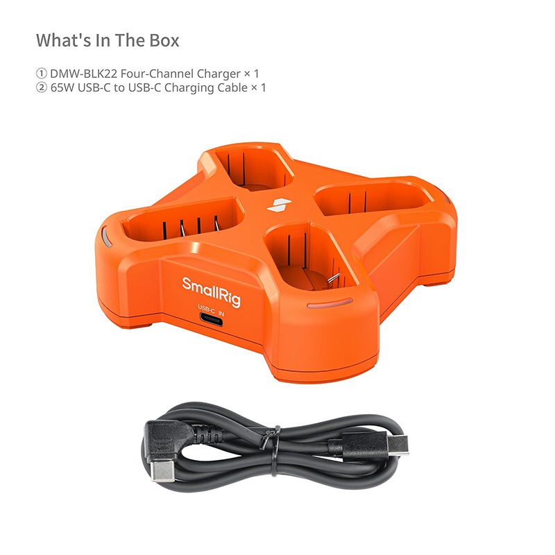 三重☆大人氣☆ SmallRig 5748 BLK22 四迴路 充電器 四迴路快充-細節圖4