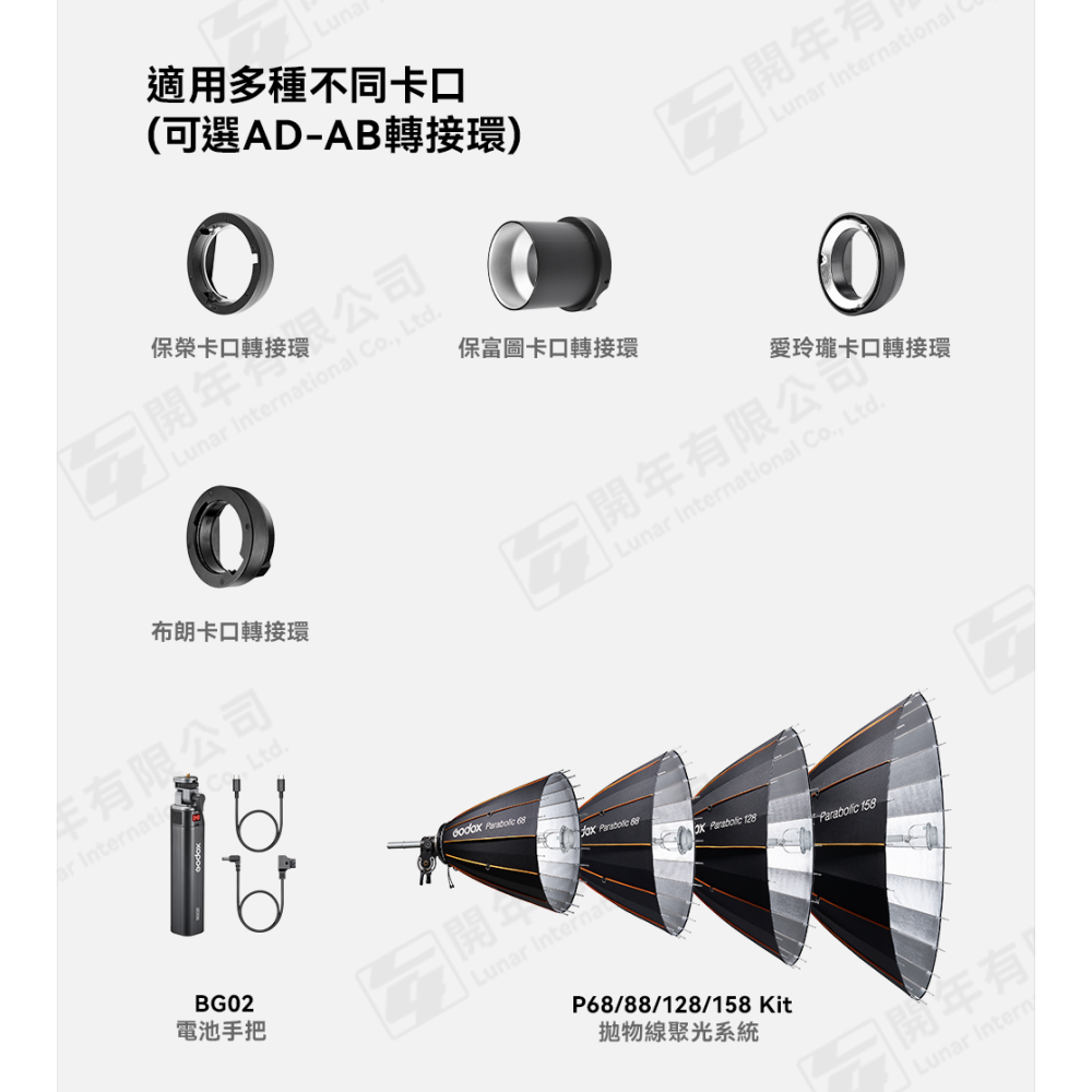 三重☆大人氣☆開年公司貨 Godox 神牛 AD300ProII 外拍燈 AD300 Pro II 二代-細節圖11