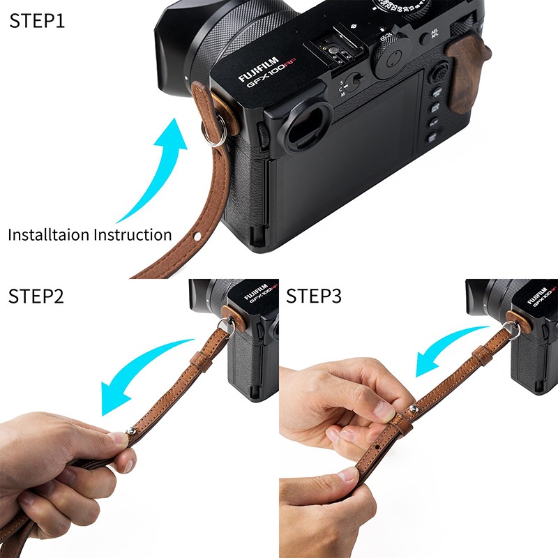 三重☆大人氣☆ SmallRig 5268 FUJIFILM GFX100RF 皮套 套組（棕色）-細節圖7