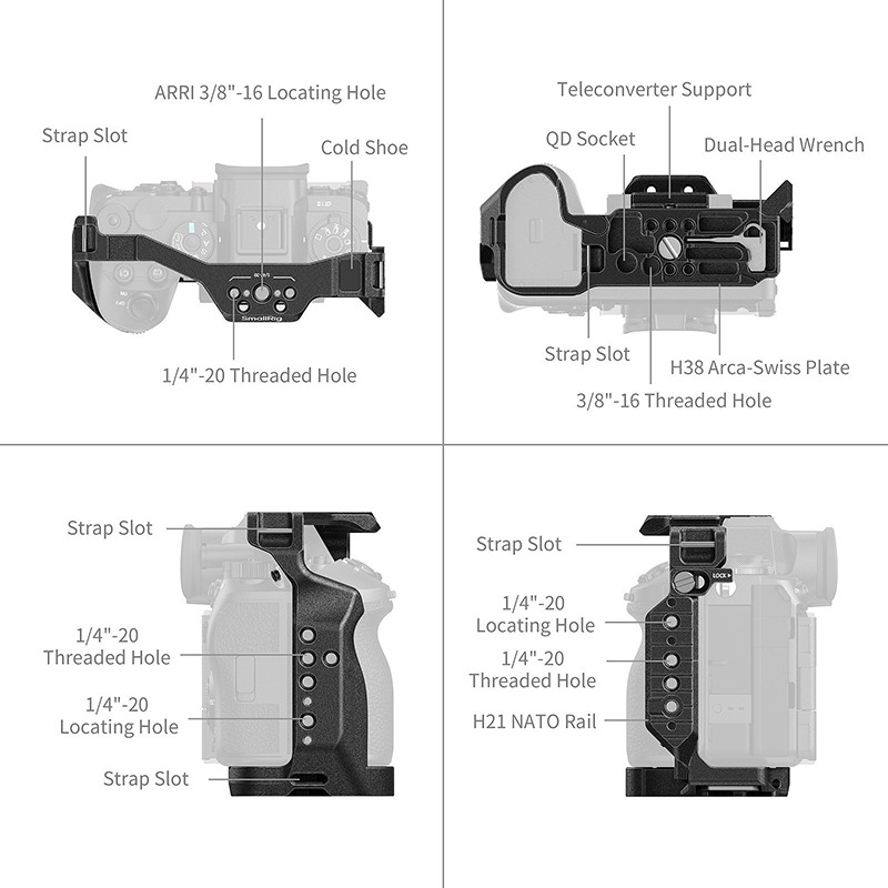 三重☆大人氣☆ 5642 SmallRig 專用 提籠 for Sony A1II A9III-細節圖4