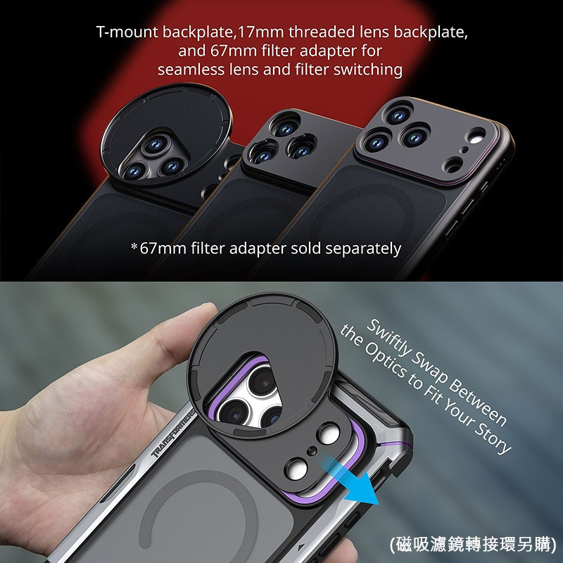 大人氣☆ 5584 SmallRig x 變形金剛 雙手持 手機 提籠套件 for iPhone 17 Pro Max-細節圖6