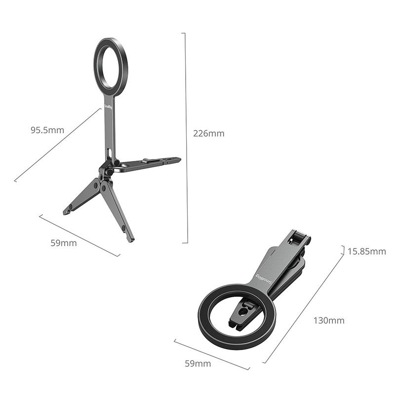 三重☆大人氣☆ SmallRig 5649 MagSafe 摺疊 手機架-細節圖2