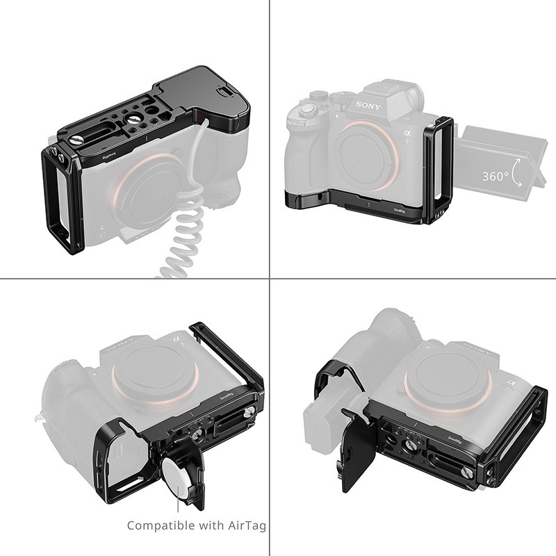 三重☆大人氣☆ SmallRig 6034 L型安裝板 附AirTag插槽 for 索尼 A7V A7RV A7IV-細節圖5