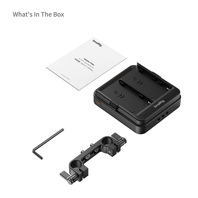 三重☆大人氣☆ SmallRig 5537 適用於 15mm管 NP-F 型電池 轉接板 套件（支援 UPS）-細節圖3
