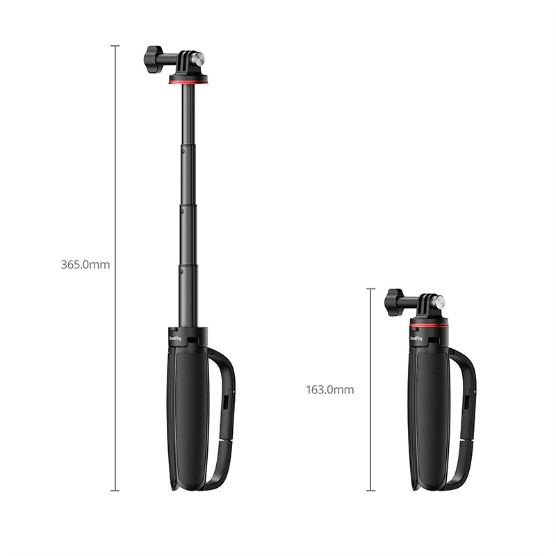 三重☆大人氣☆ SmallRig 5568 VT-07 運動相機 登山扣 三腳架 自拍棒 GoPro Action-細節圖2