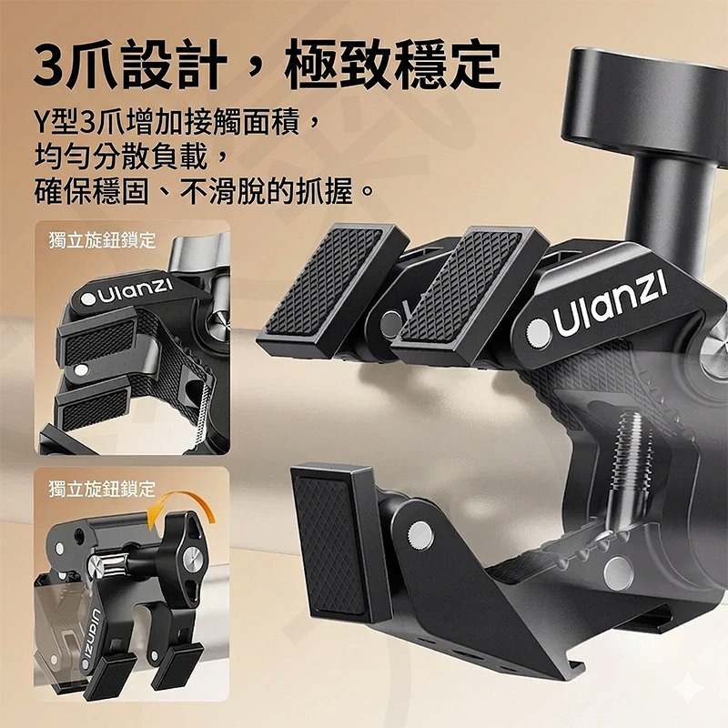 三重☆大人氣☆ Ulanzi C084 Kit2 鷹爪大力夾豌豆莢套件 CO78-細節圖3