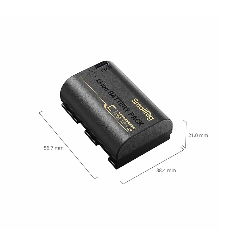 三重☆大人氣☆ SmallRig 5295 Canon LP-E6P USB-C 充電電池 嚴選-細節圖7