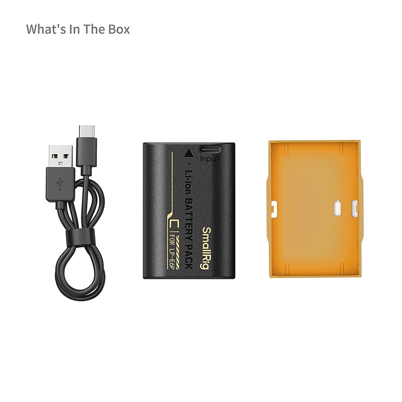 三重☆大人氣☆ SmallRig 5295 Canon LP-E6P USB-C 充電電池 嚴選-細節圖8