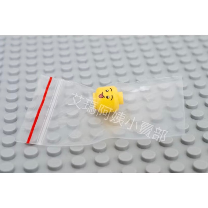 Lego樂高 樂高頭  樂高人偶 雙表情 特殊吐舌 全新正品-細節圖3