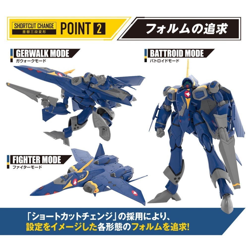 HG 超時空要塞 YF-21 組裝模型-細節圖3