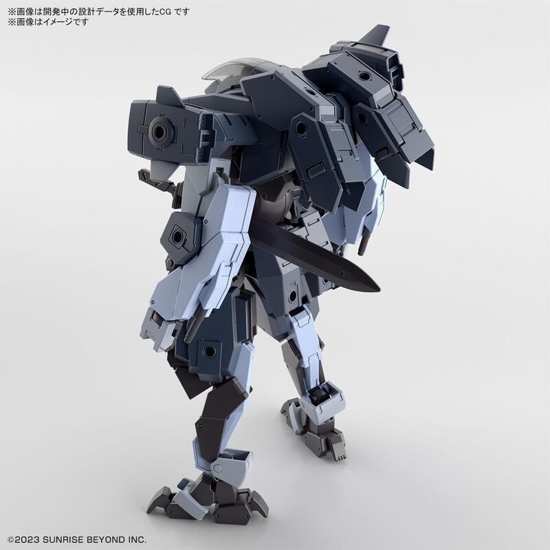 HG 境界戰機18 亞倫犀牛 葛雷迪專用機 極鋼之裝鬼 BANDAI 代理版 組裝模型-細節圖2