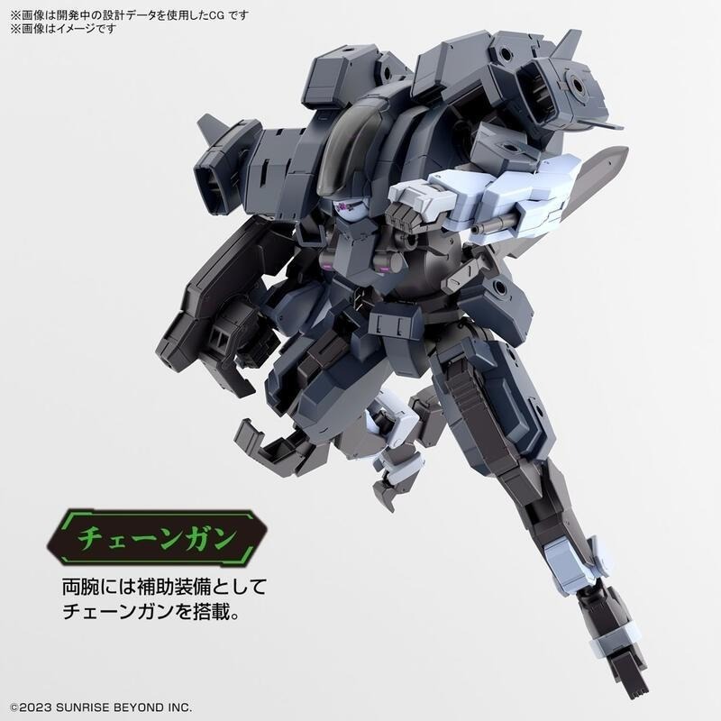 HG 境界戰機18 亞倫犀牛 葛雷迪專用機 極鋼之裝鬼 BANDAI 代理版 組裝模型-細節圖4