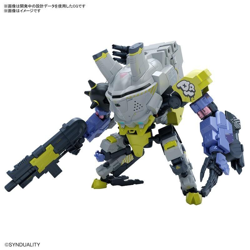 HG 奇異賢伴 黑色天使 SYNDUALITY 戴吉歐格 BANDAI 代理版 組裝模型-細節圖3