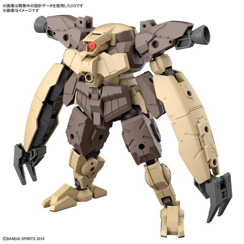 BANDAI 30MM 機體45 加爾多諾瓦 棕色 bEXM 29 代理版 組裝模型-細節圖2