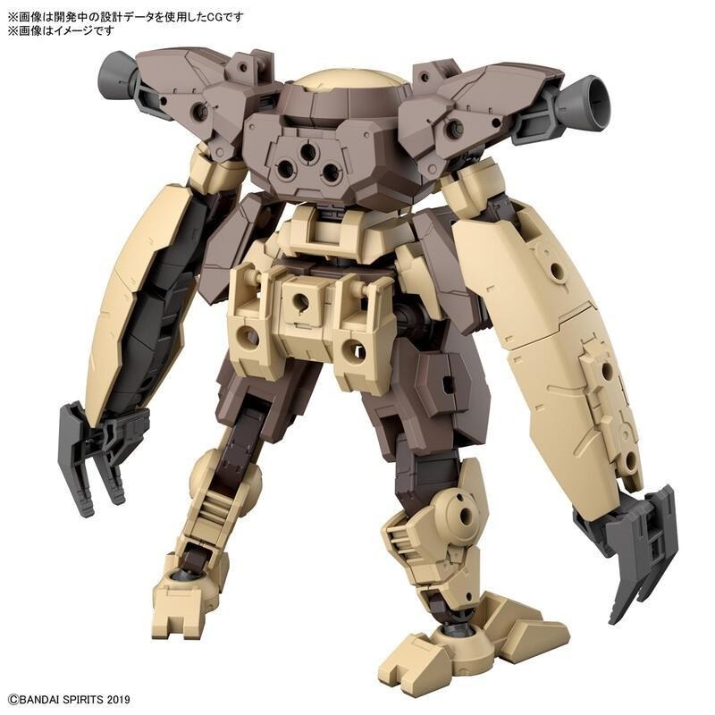 BANDAI 30MM 機體45 加爾多諾瓦 棕色 bEXM 29 代理版 組裝模型-細節圖3