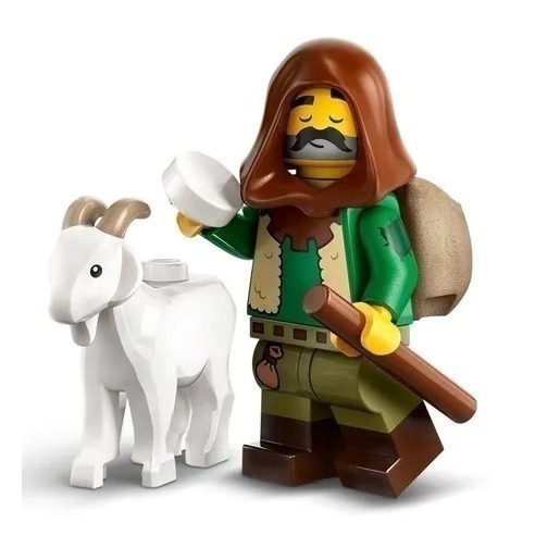 全新 lego minifigures 71045 樂高人偶包 25 牧羊人 Goatherd-細節圖3