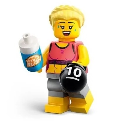 全新 lego minifigures 71045 樂高人偶包 25 健身女 Fitness-細節圖2