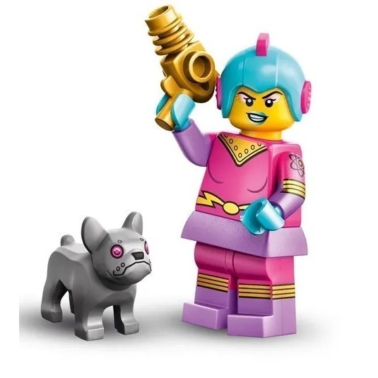 全新 樂高 lego minifigures 71046 樂高人偶包 26復古女太空人 Retro Spacewoman-細節圖2