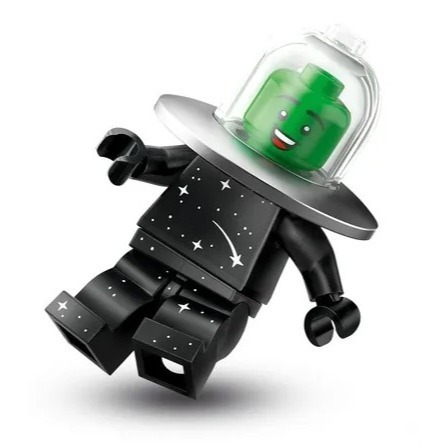 全新 樂高 lego minifigures 71046 樂高人偶包 26  Alien with UFO Costum-細節圖2