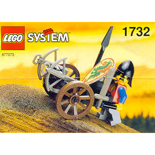 全新 lego 樂高 1732 Dragon Knights  Crossbow Cart 舊城堡 龍兵 龍騎士-細節圖7